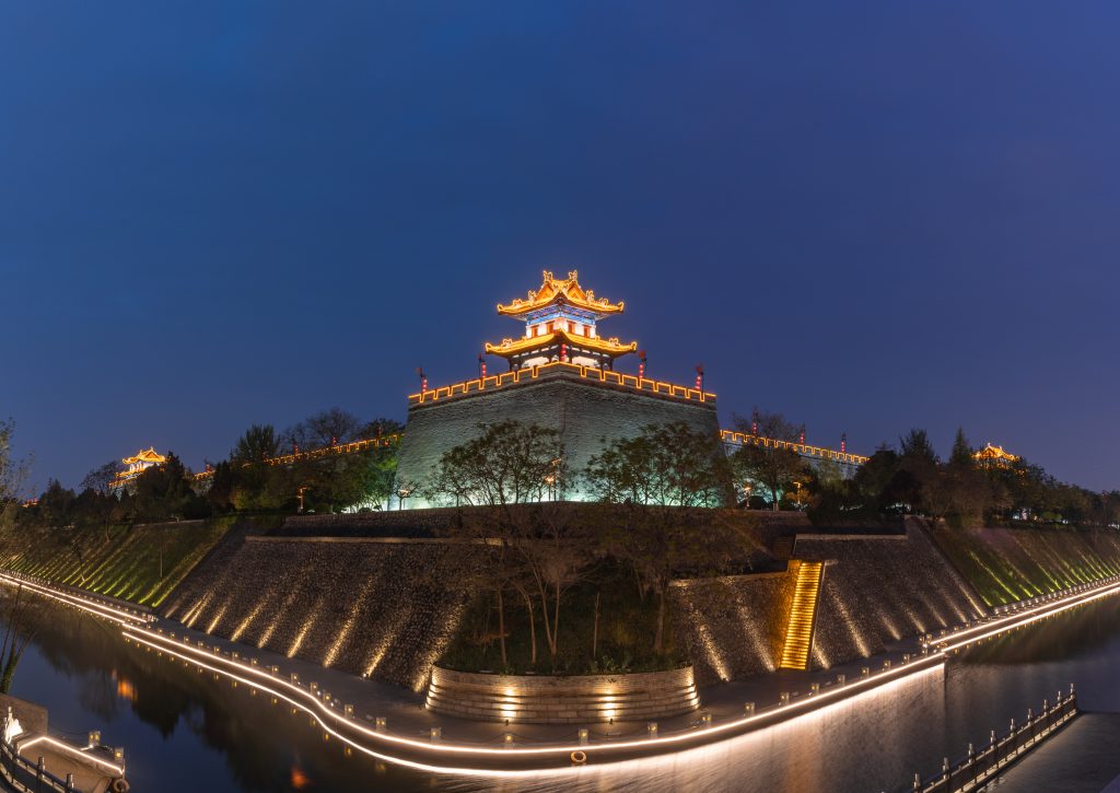 Xi'an Walls by night