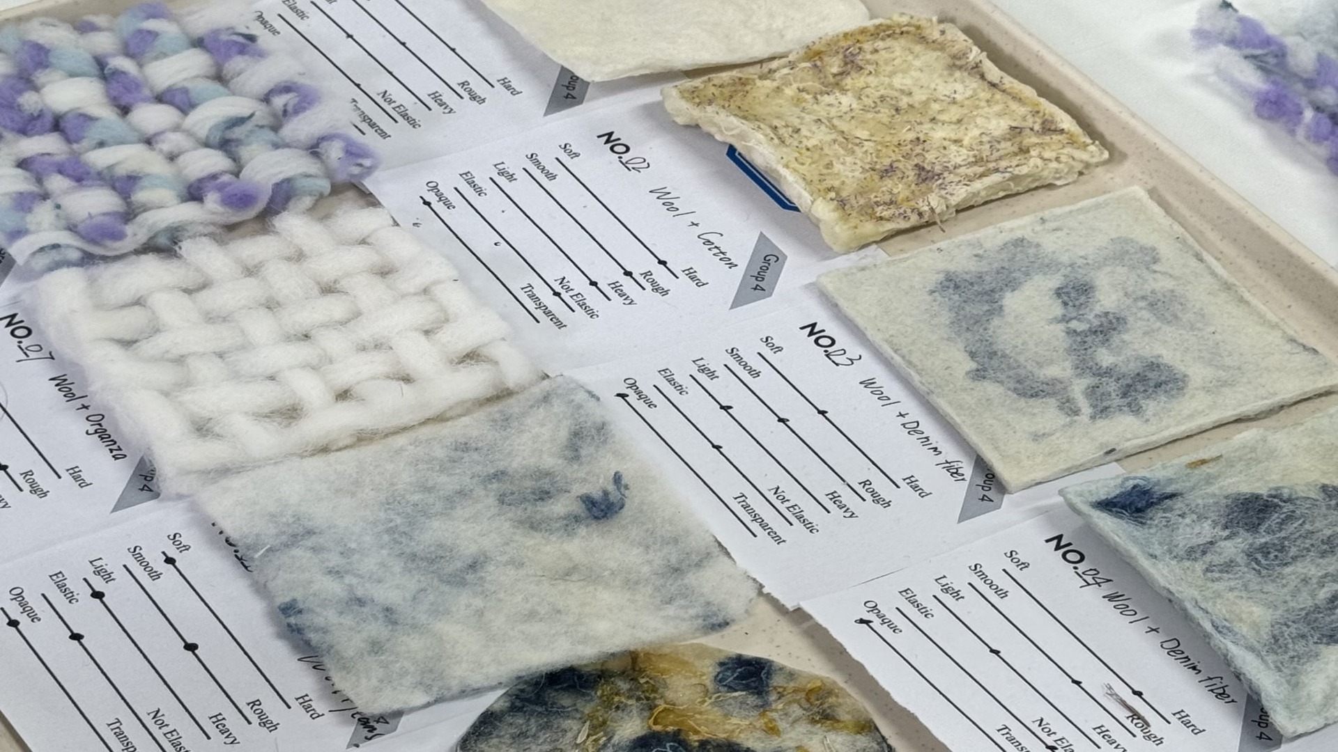 Materiali creati durante il corso "Materials for product design and innovation"